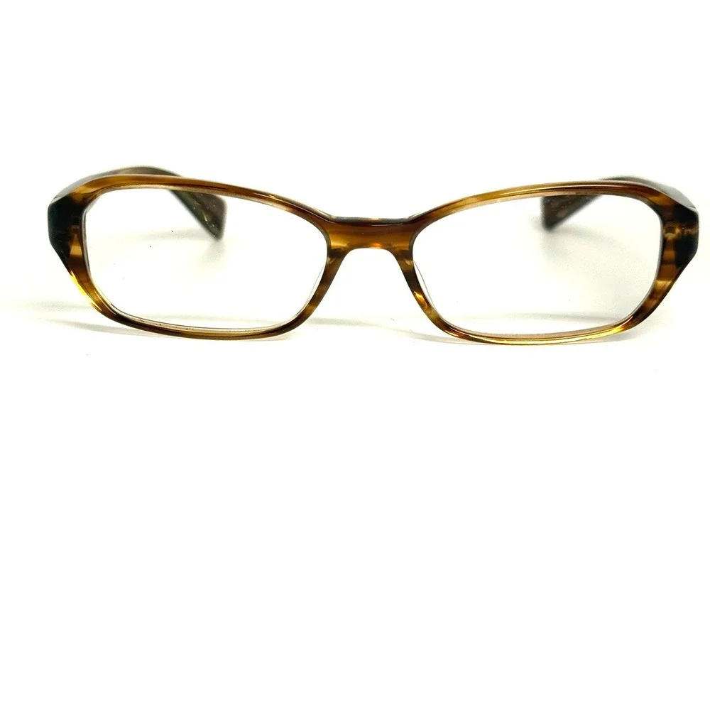 Vera Wang V173 TA Tortoise Brown Rectangular Full Rim Eyeglass Frames 50-15-135